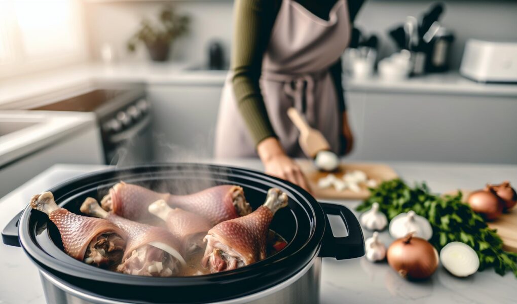 How Long to Cook Turkey Legs in Slow Cooker Until Fork-Tender