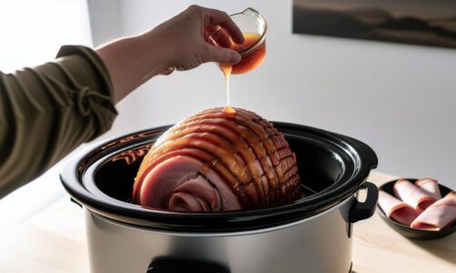 How to Cook a Spiral Ham in a Slow Cooker with Sweet Glaze