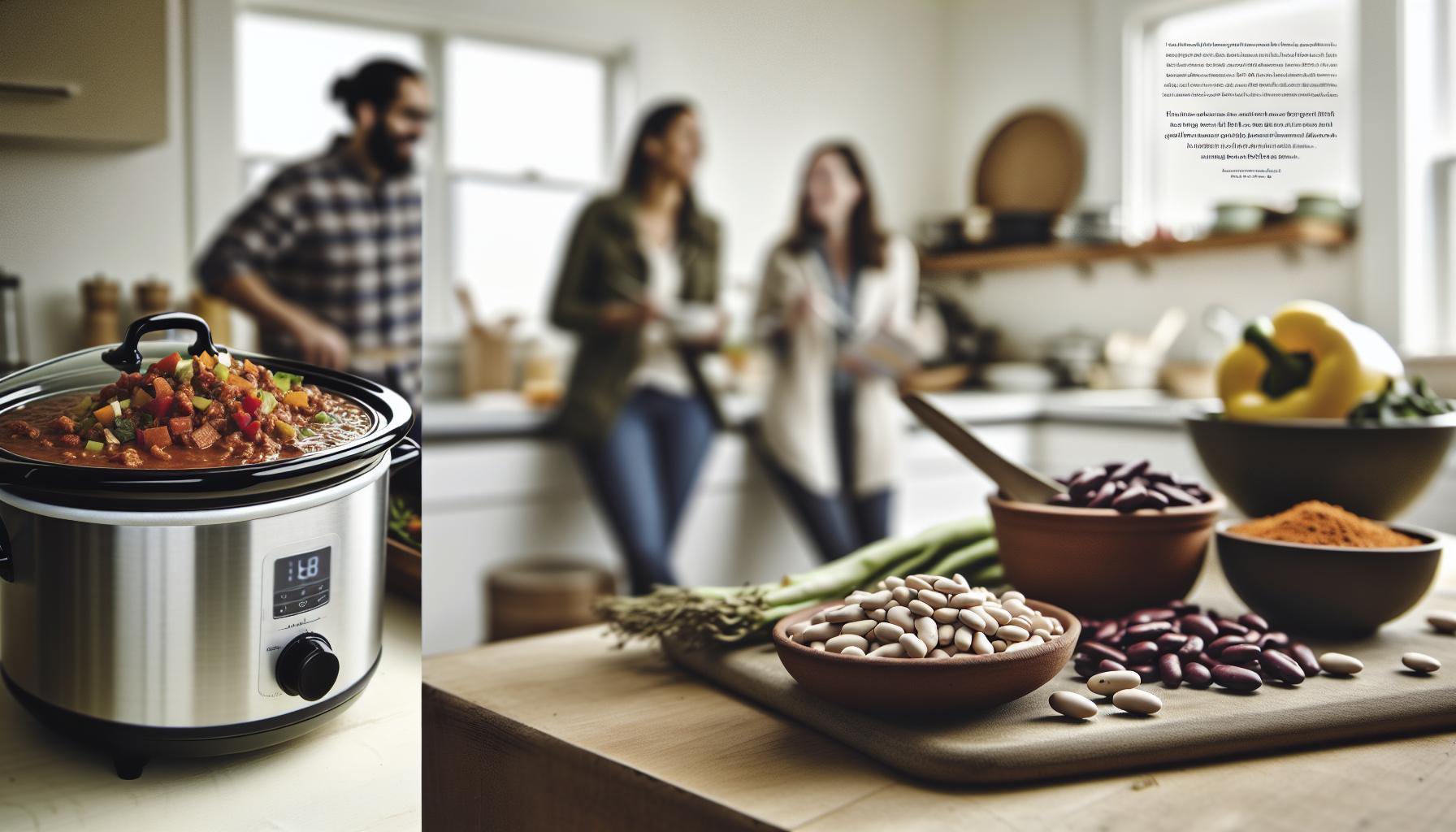 How to Make Chili With Dry Beans in Slow Cooker (No Pre-Soaking!)