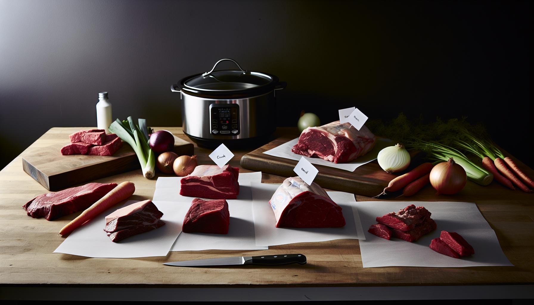 How To Make Beef Stew In A Slow Cooker That Tastes Slow Simmered 1 Choosing the Best Beef Cuts for Slow Cooker Stew