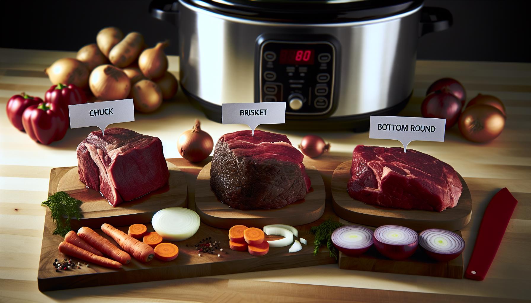 How Long To Cook Pot Roast In Slow Cooker For Fall-Apart Beef 3 Choosing the Best Cut of beef for slow Cooker pot Roast