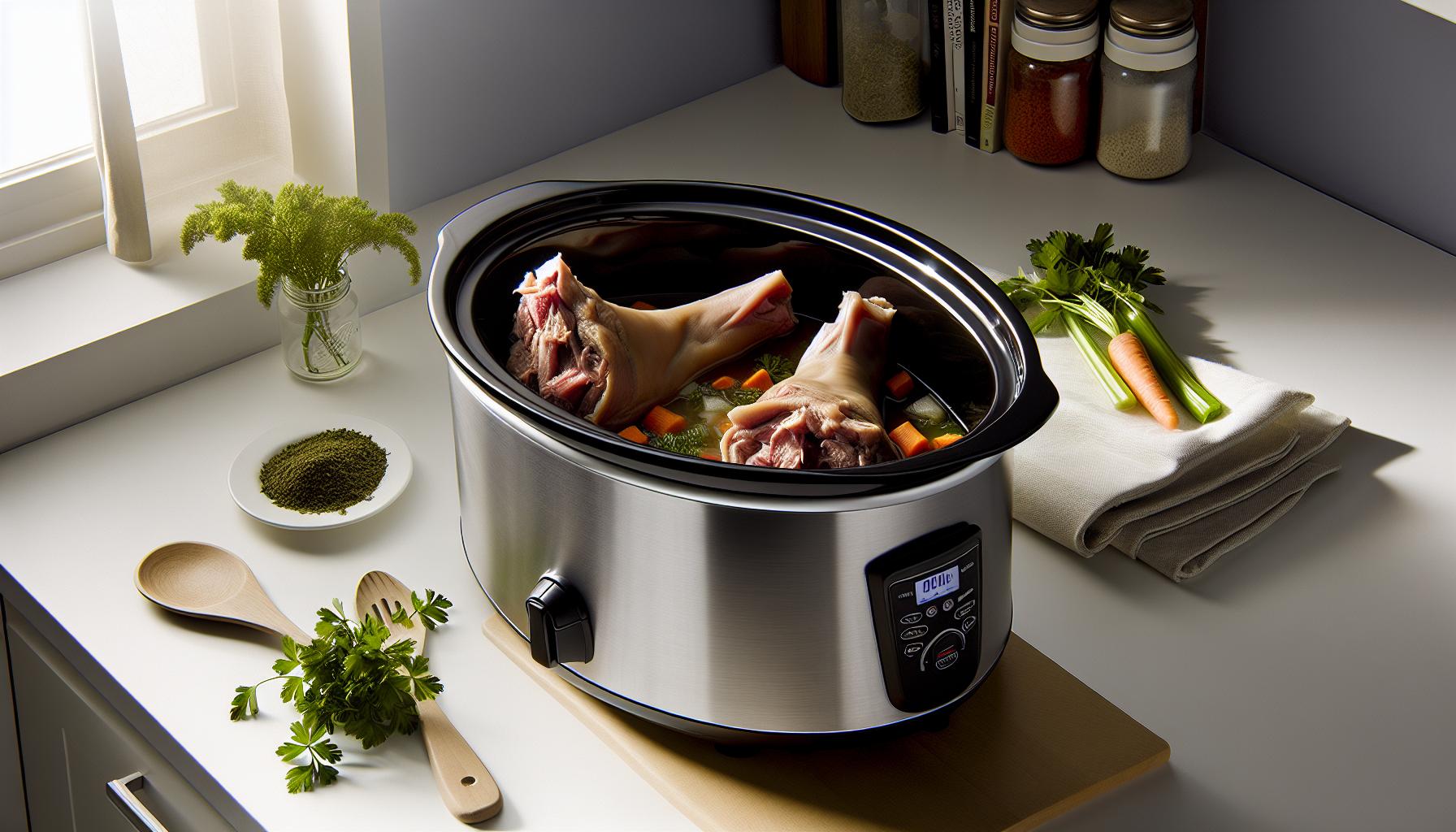 How Long to Cook Pig Feet in Slow Cooker Until Melt-in-Your-Mouth 2 Choosing the Best Slow Cooker Settings for Tender Pig Feet