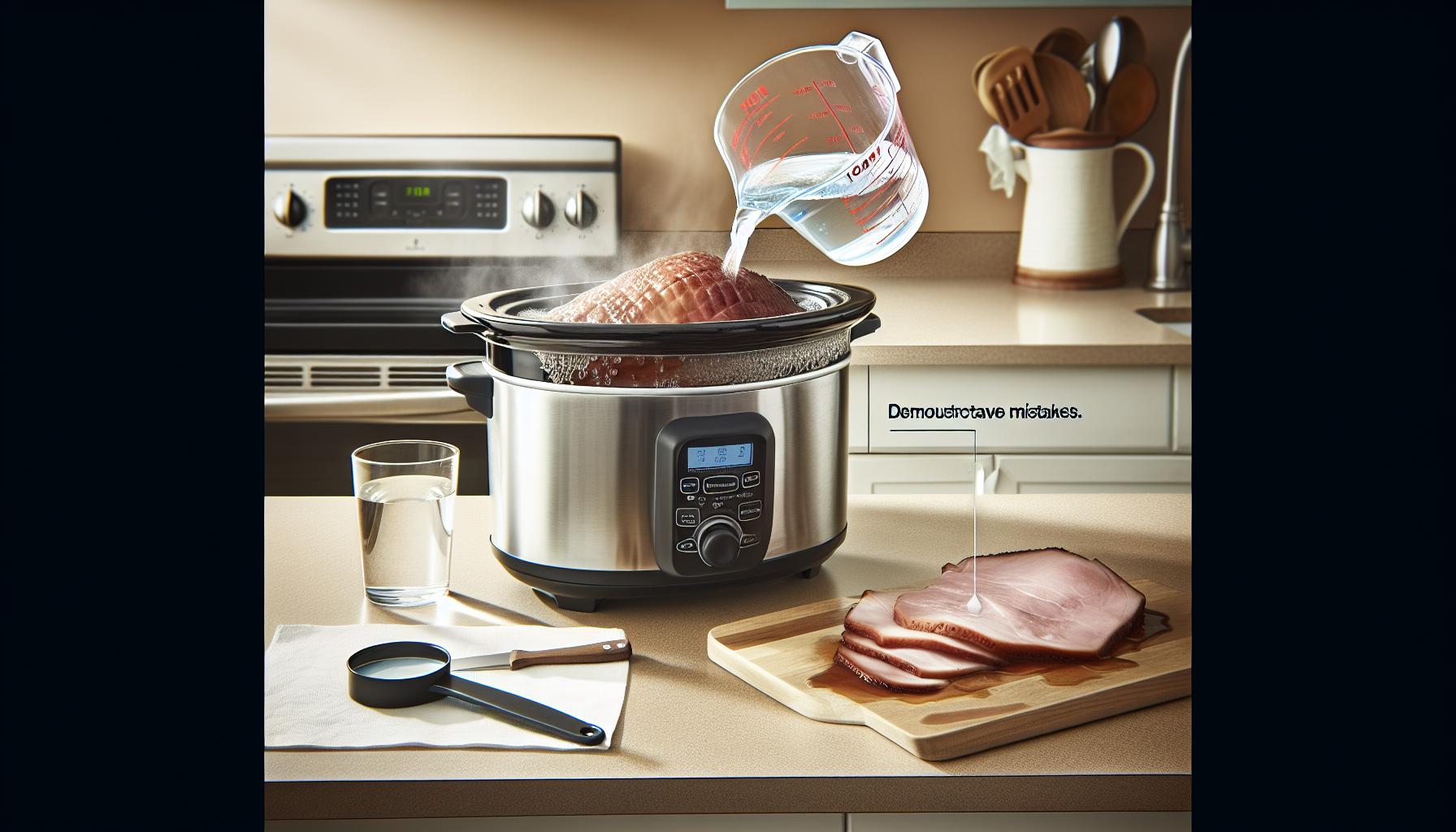 Common Mistakes When ‌adding Water to ⁤Slow Cooker Ham