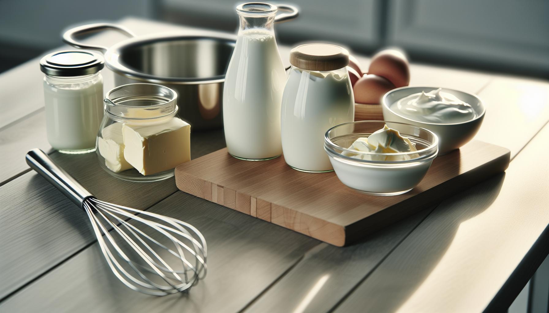 Creamy and Rich: Dairy-based Thickening Options