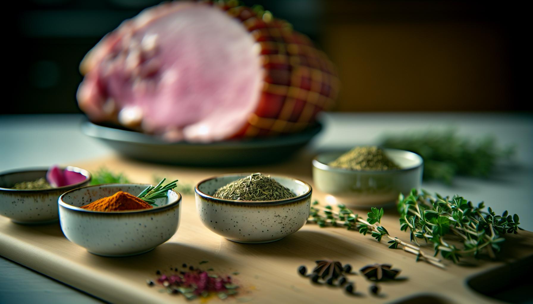 Creative Twists: Adding Herbs and Spices for gourmet Ham