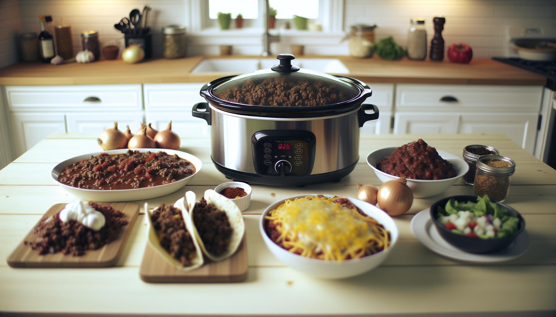 Delicious Meal Ideas Featuring Slow Cooker Ground Beef