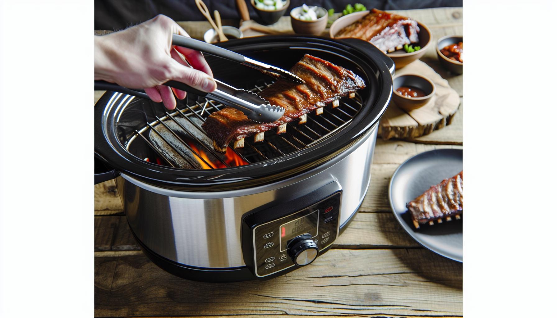 How Long To Cook Ribs In Slow Cooker For Finger-Licking Tenderness 9 Finishing Touches: browning and Serving Your Slow Cooker Ribs