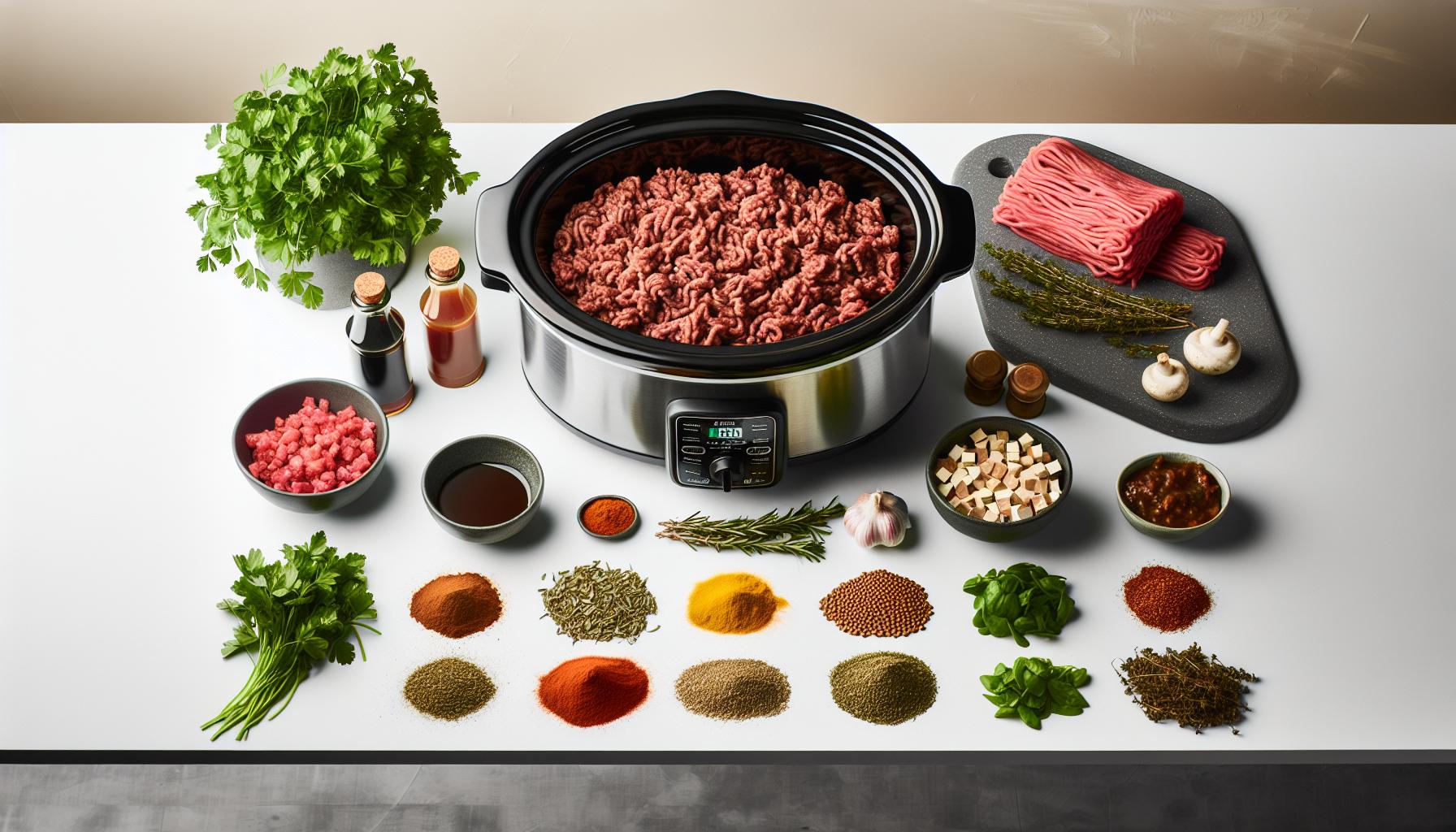 Can You Put Raw Ground Beef in a Slow Cooker? The Safe Answer 5 Flavor Boosters and Ingredient Substitutions for Slow Cooker Ground Beef
