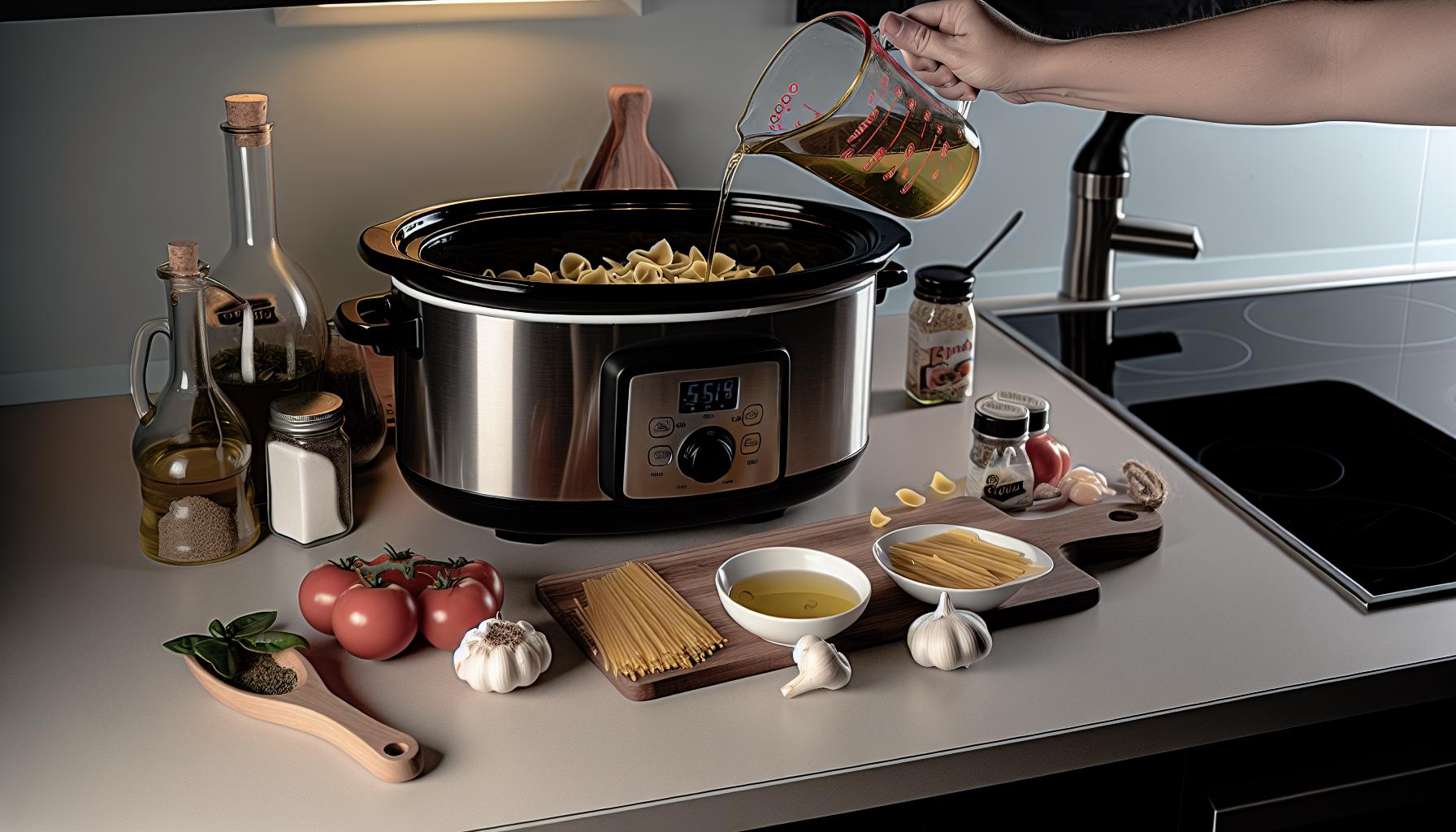 How to adjust Liquids for Slow Cooker Pasta