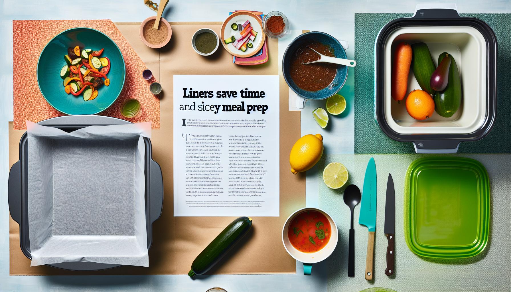 How Liners Save Time and‍ Spice Up‌ Meal Prep