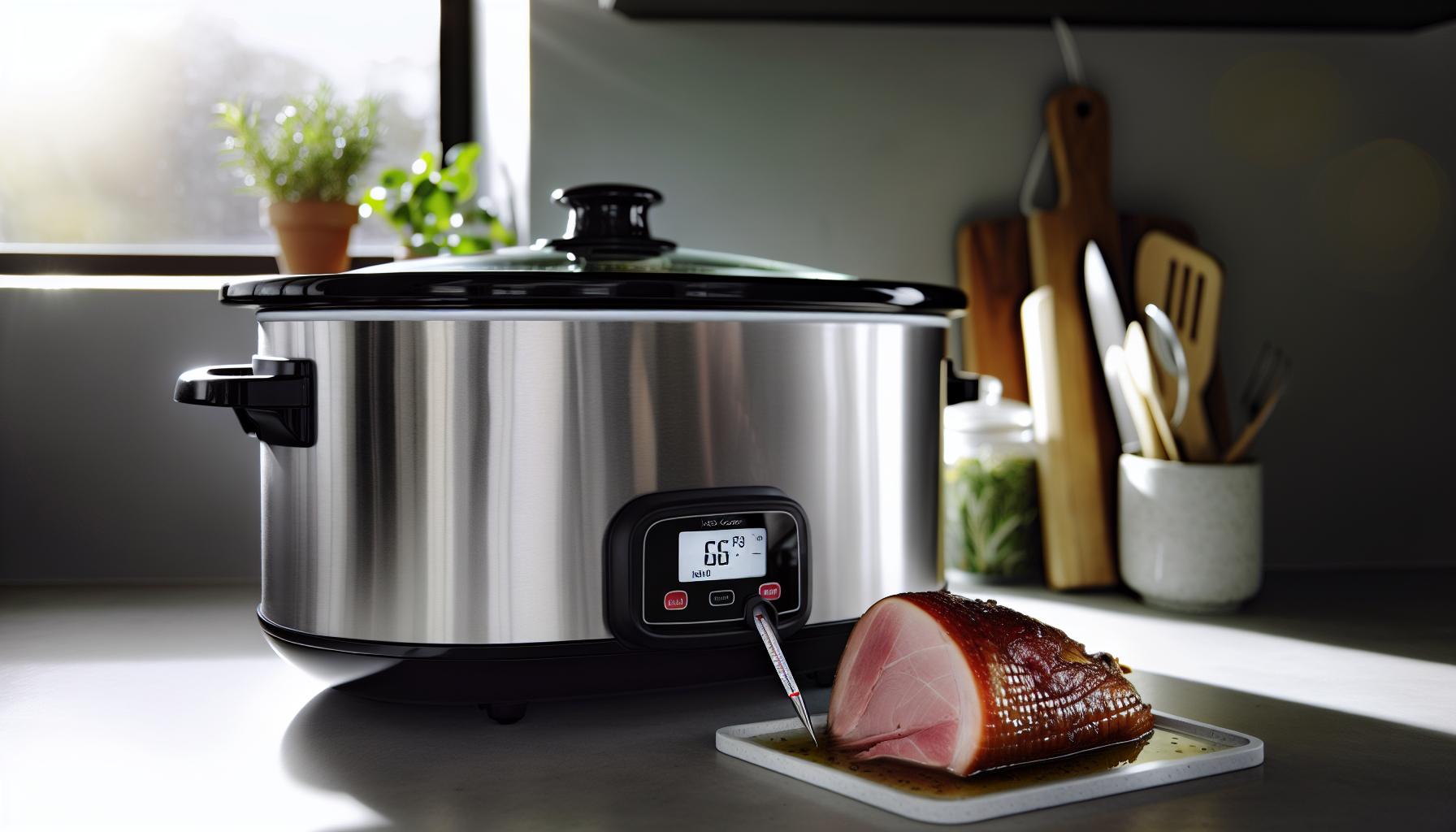 How to Monitor and Test Ham doneness in Your Slow Cooker