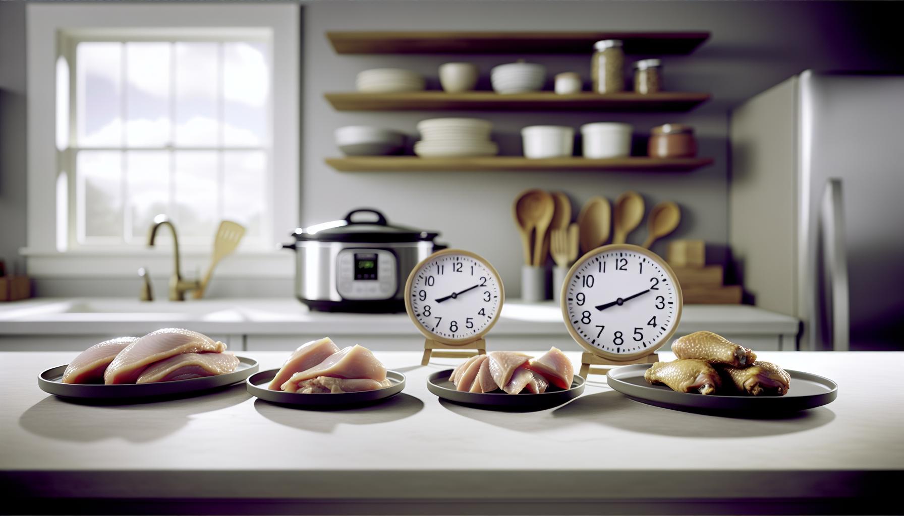 How Long To Cook Raw Chicken In Slow Cooker Safely 2 ideal Slow Cooker Chicken Cooking Times by Cut