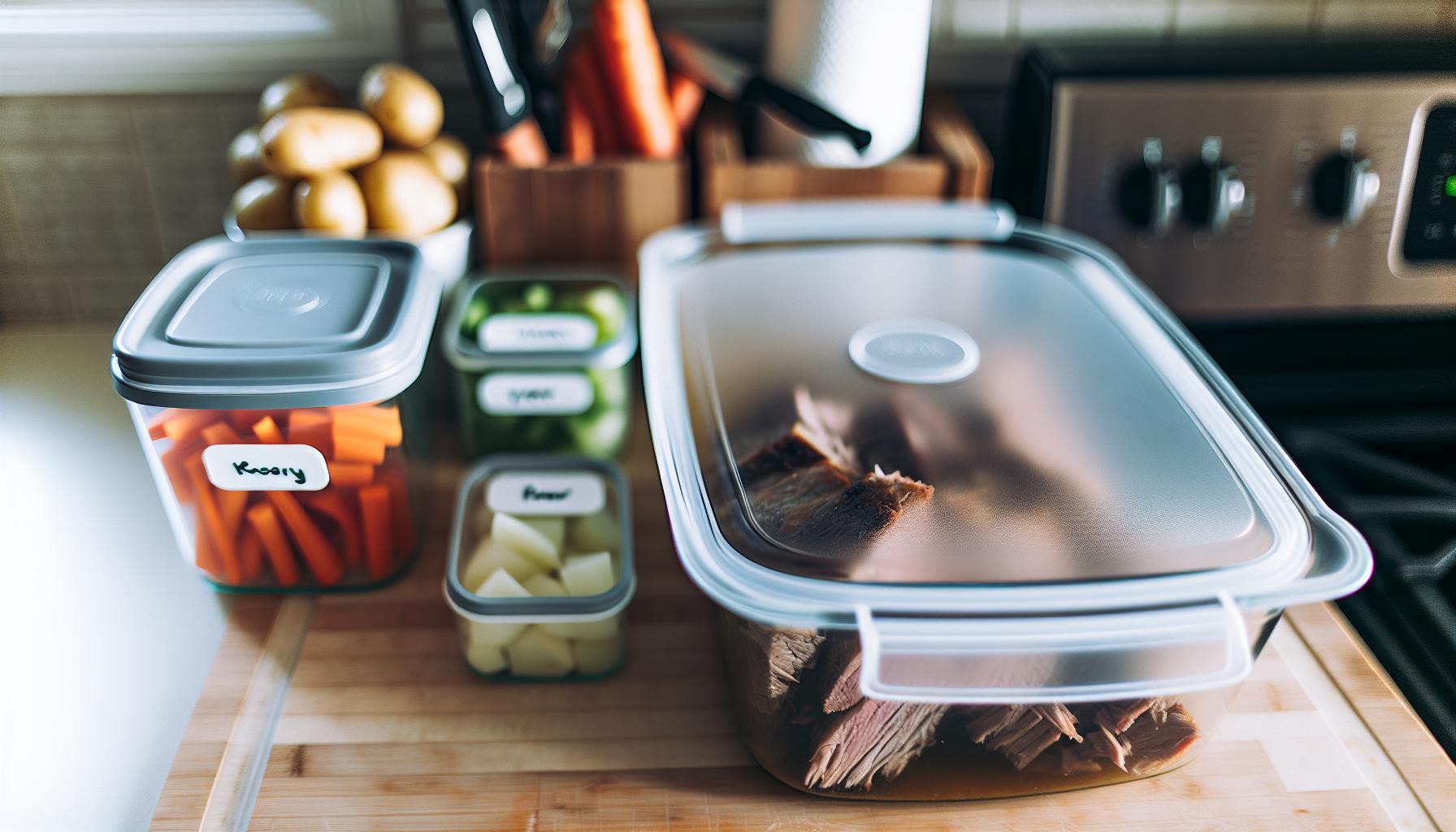 How Long To Cook Pot Roast In Slow Cooker For Fall-Apart Beef 11 Make-Ahead Tips and Storing Leftover Pot Roast