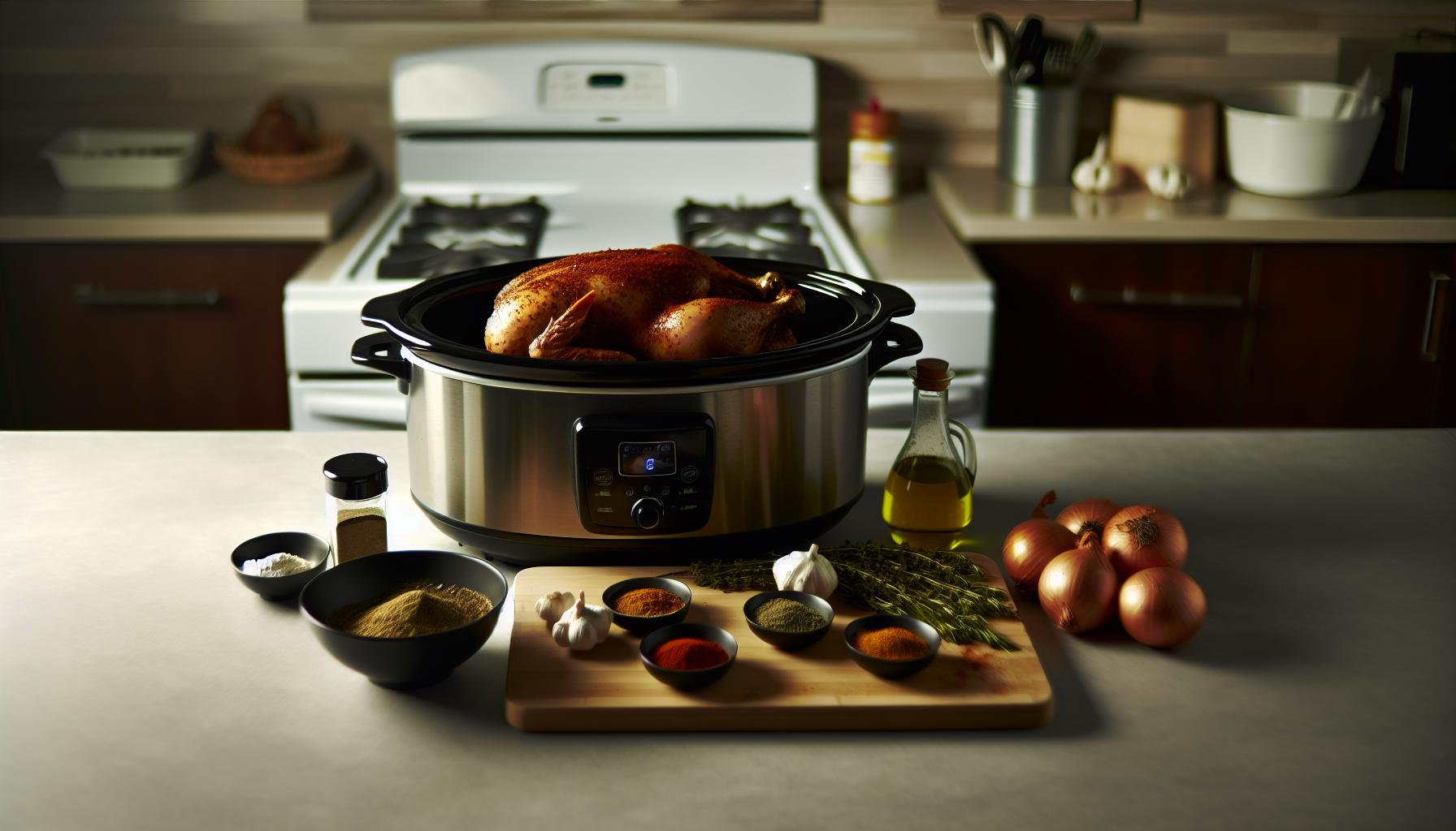 How Long To Cook Whole Chicken In Slow Cooker For Rotisserie-Style Meat 2 Prep Tips for Rotisserie-Style Flavor in a Slow Cooker