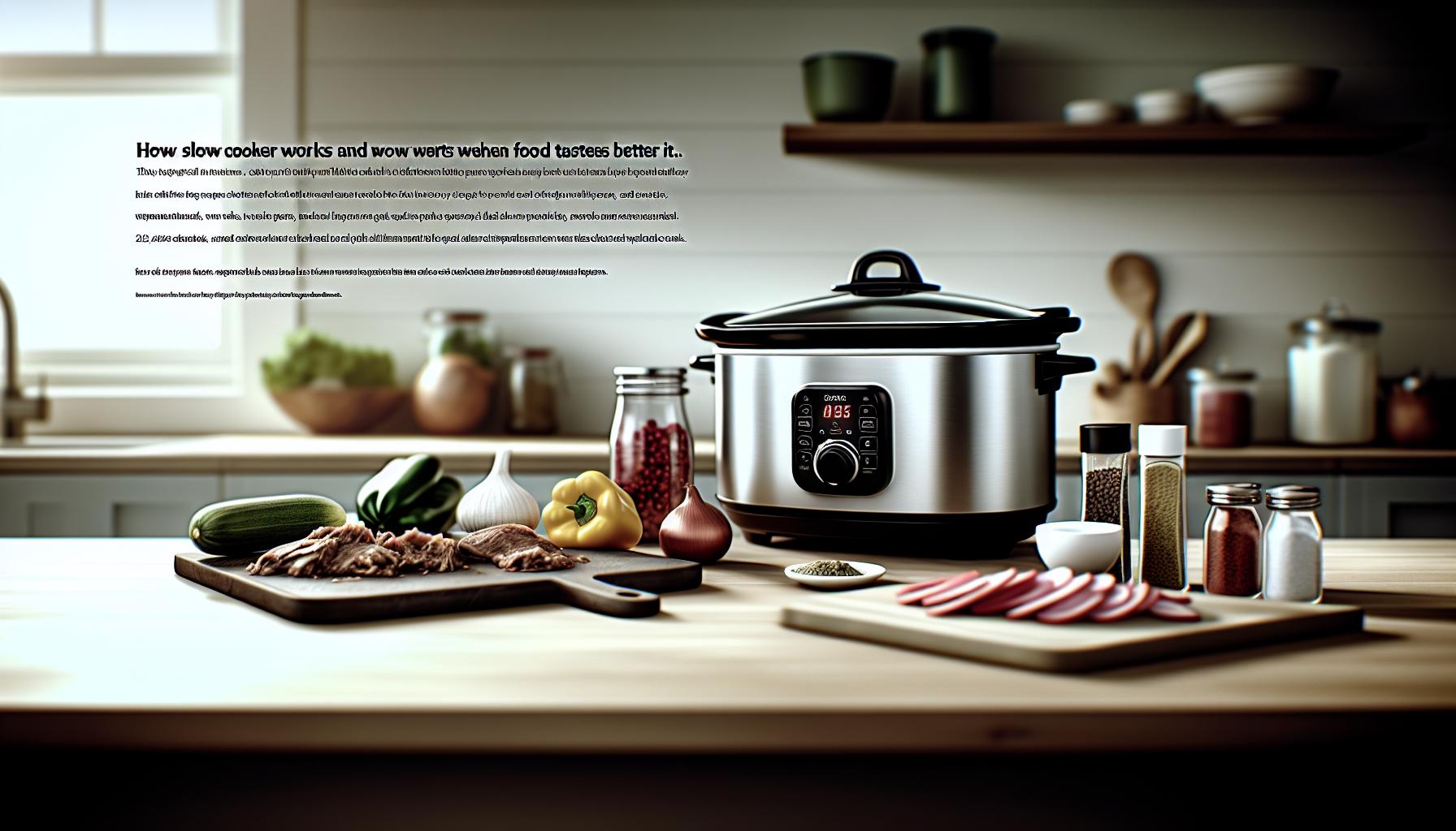 How Does A Slow Cooker Work And Why Food Tastes better