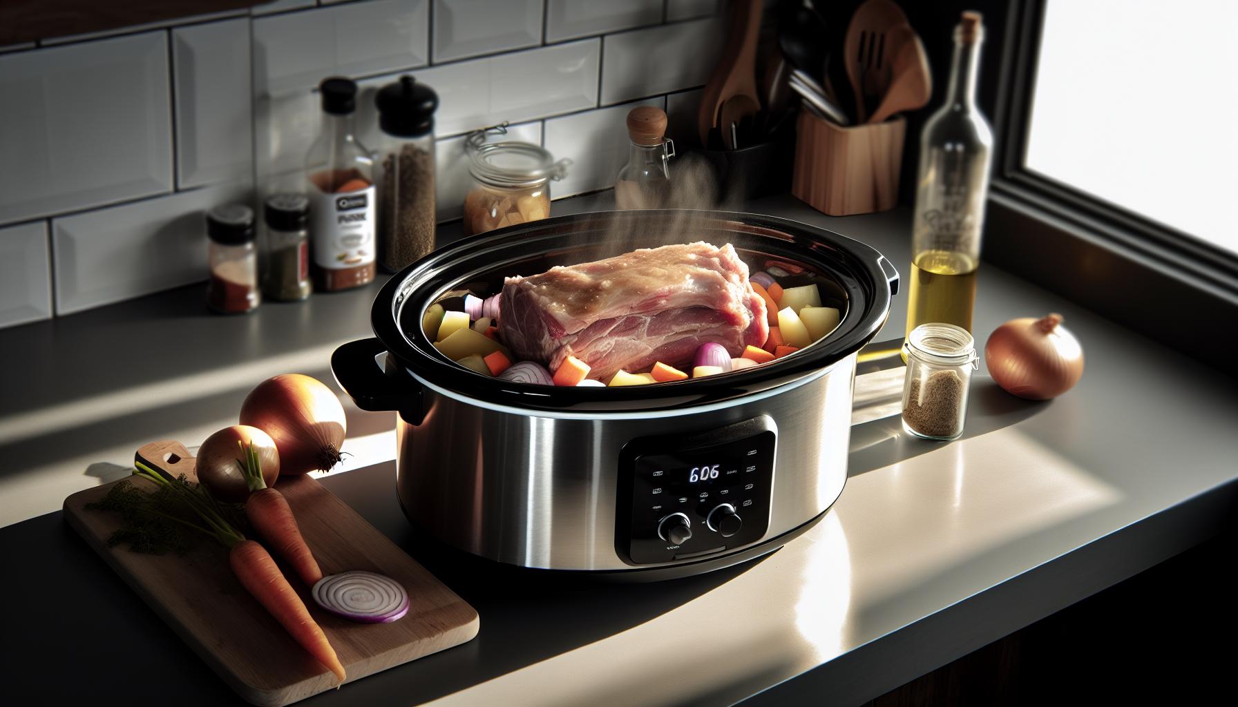 How Long To Cook Pork Chops In Slow Cooker For Tender Results 5 Slow Cooker Settings and Temperature Tips for Juicy Pork