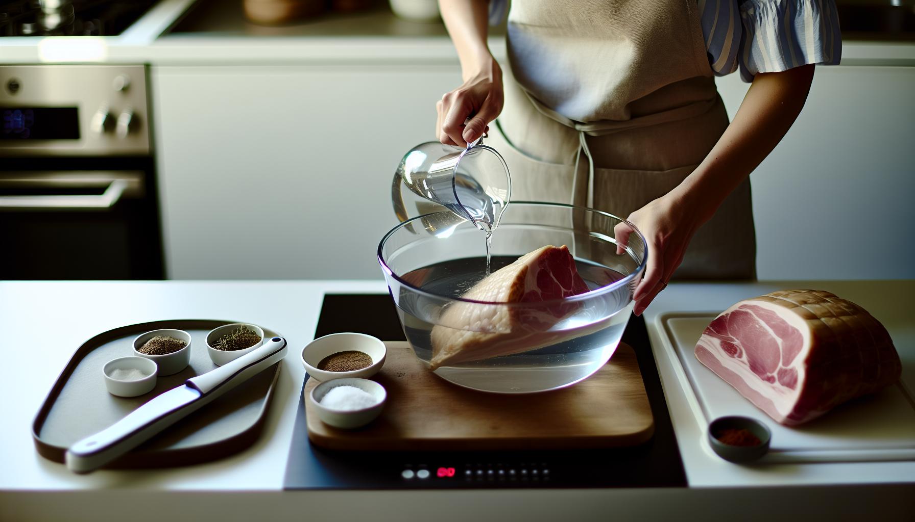 Step-by-Step Guide to​ Adding Water and Cooking Ham