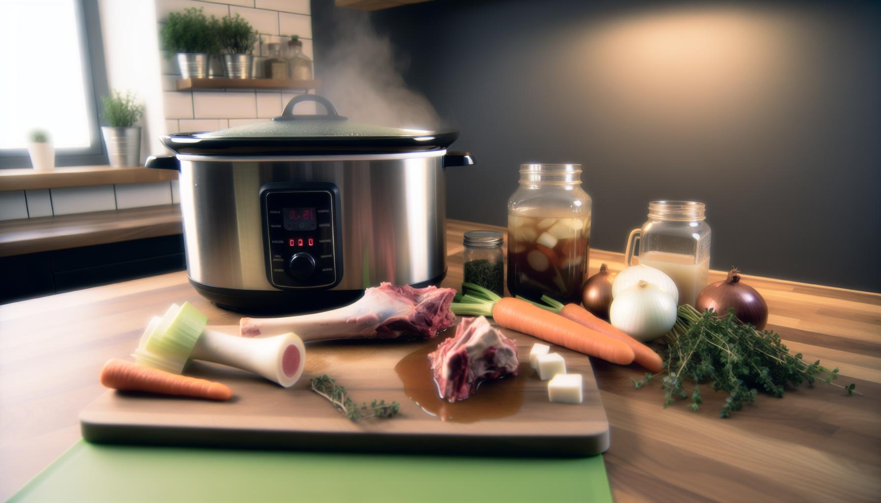 How Long To Cook Bone Broth In Slow Cooker For Maximum Collagen 3 Step-by-Step Slow cooker Bone Broth Recipe