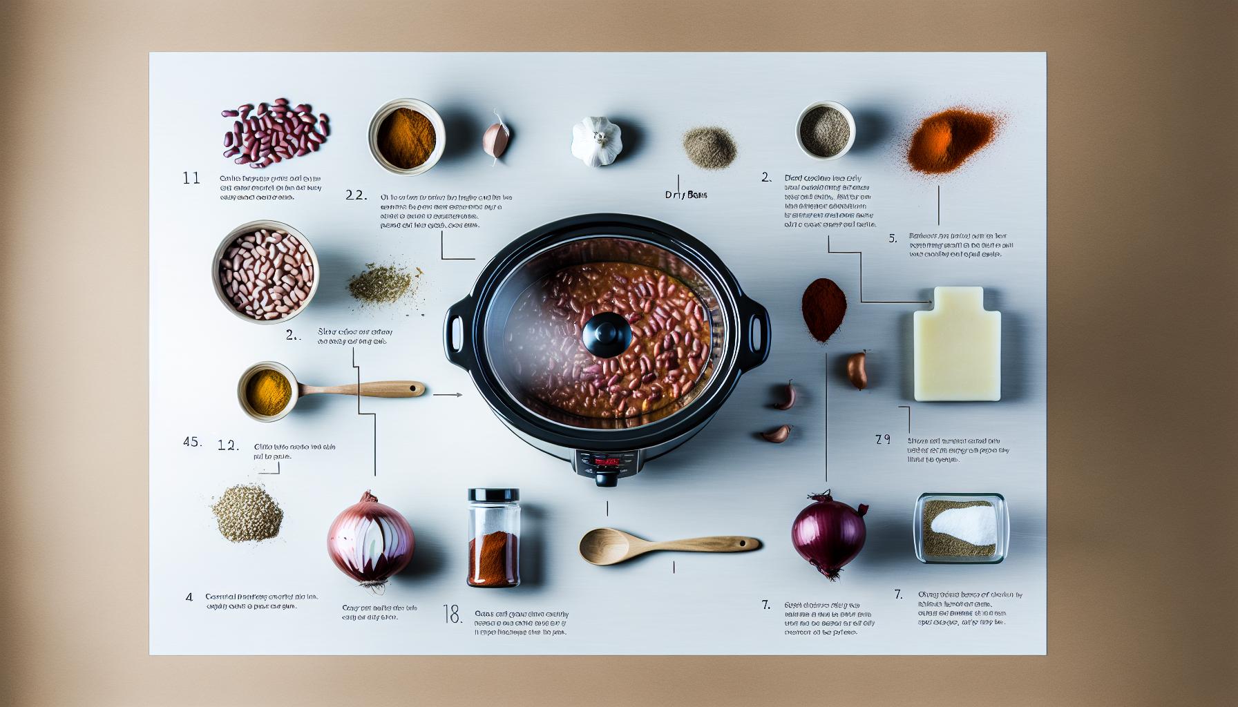 step-by-Step Slow Cooker Chili With ‌Dry ‌Beans