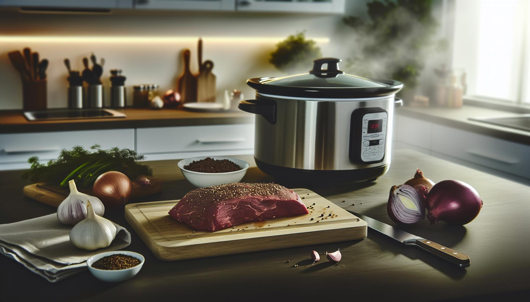 How Long to Cook Flank Steak in Slow Cooker (Surprisingly Tender) 6 Step-by-Step Slow Cooker Flank Steak Recipe