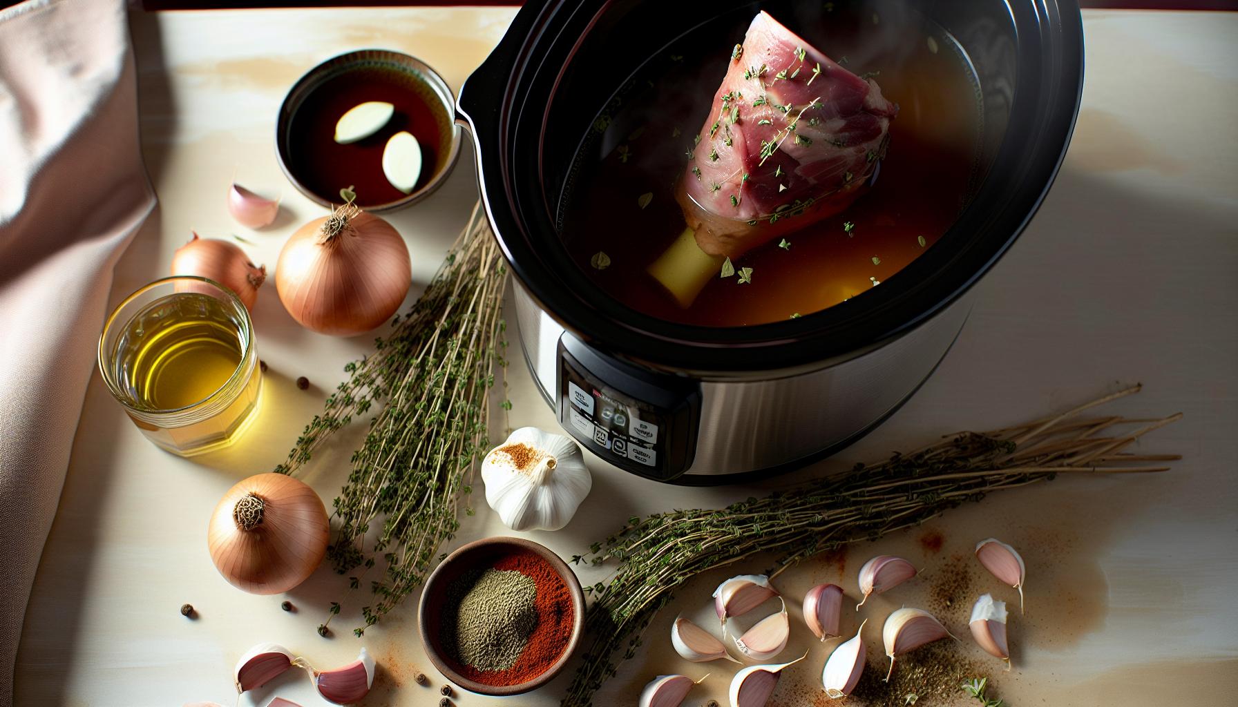 How Long to Cook Ham Shank in Slow Cooker for Smoky Tenderness 3 Step-by-Step Slow Cooker Ham Shank Recipe for Smoky Flavor