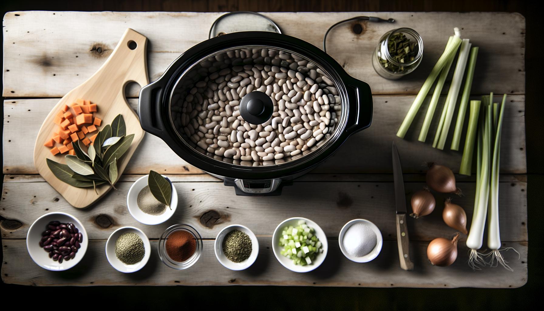 How to Cook Navy Beans in Slow Cooker from Scratch 3 Step-by-Step Slow Cooker navy Bean Recipe from scratch