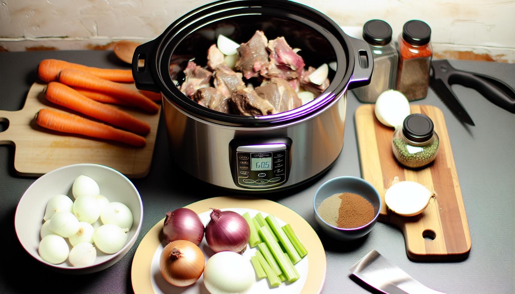 How To Cook Oxtails In A Slow Cooker For Rich Comforting Stew 3 Step-by-Step Slow Cooker Oxtail Stew Recipe