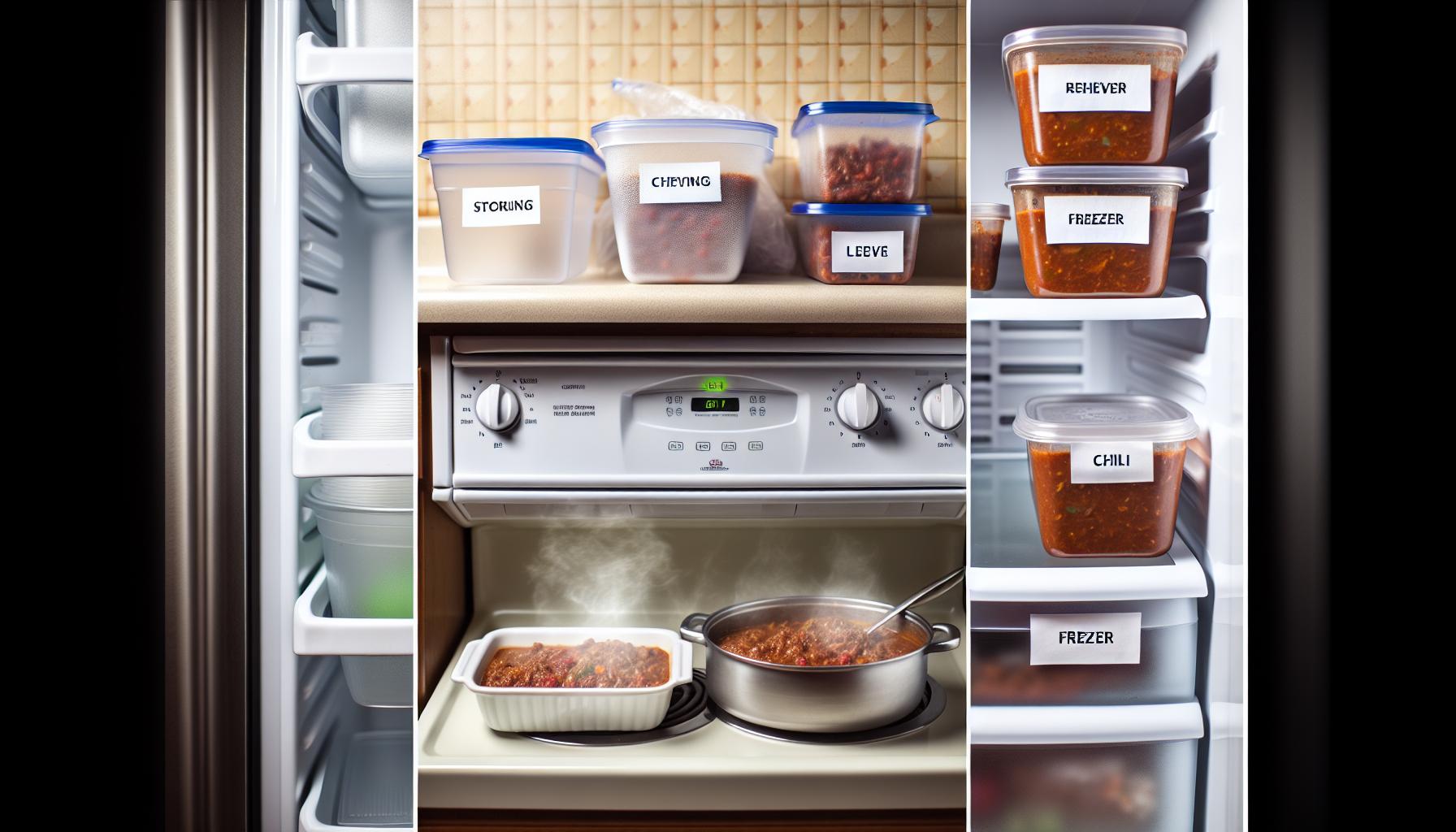 Storing, Reheating, ⁤and⁣ Freezing Leftover Chili