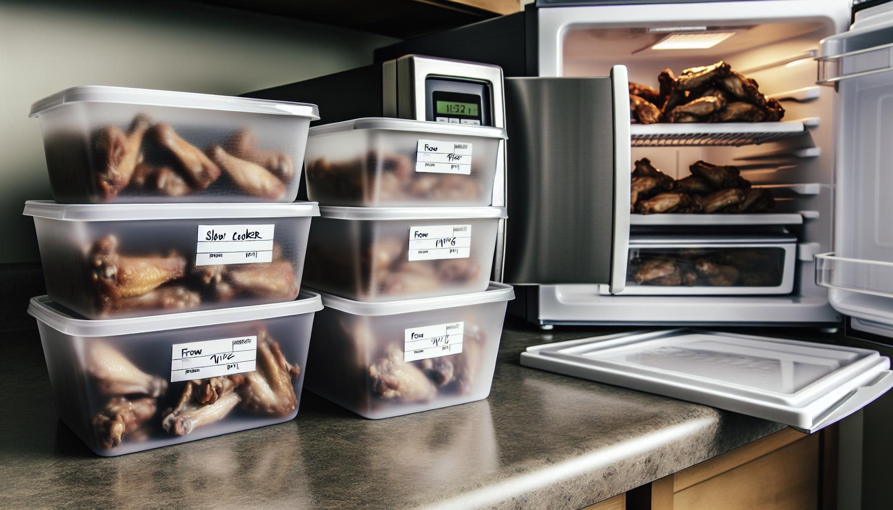 Storing, Reheating,‍ and Freezing⁢ Slow Cooker Wings