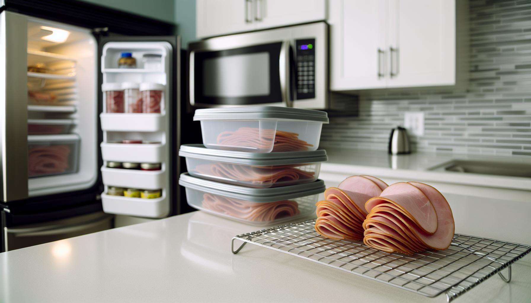Storing and Reheating leftover Spiral ham Safely