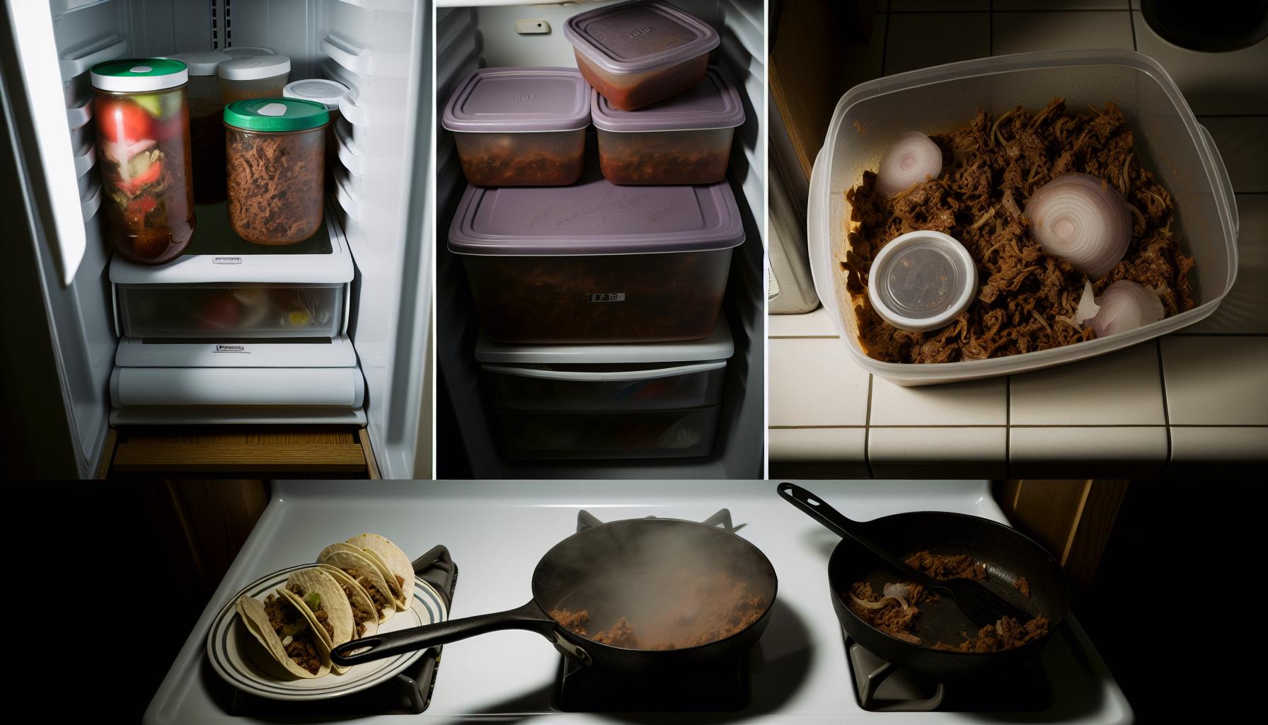 Storing,‍ Reheating, and Using Leftover Birria