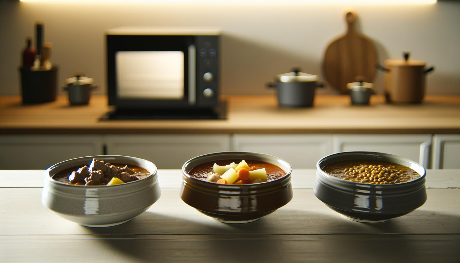 Time Estimates for Reheating Different Stew‍ Types