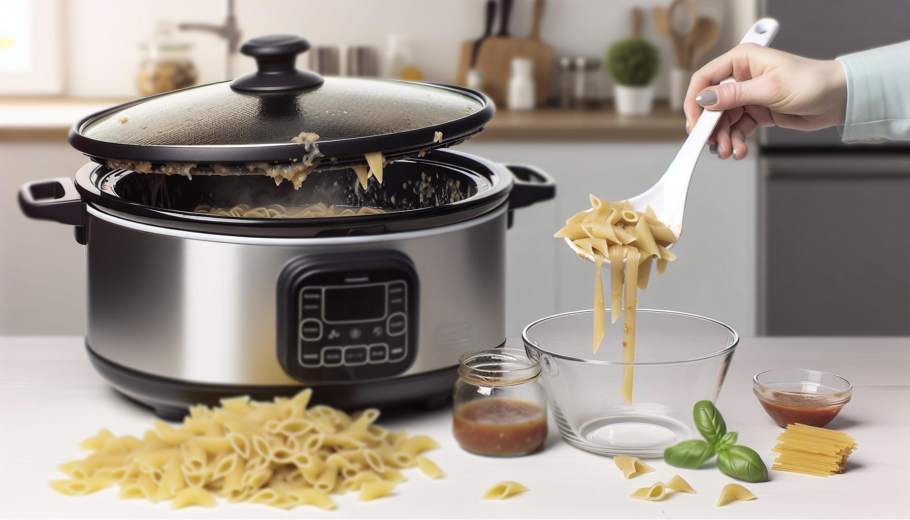 Can You Cook Pasta In A Slow Cooker Without Getting A Sticky Mess 10 Troubleshooting Sticky or Mushy Pasta in Your Slow Cooker