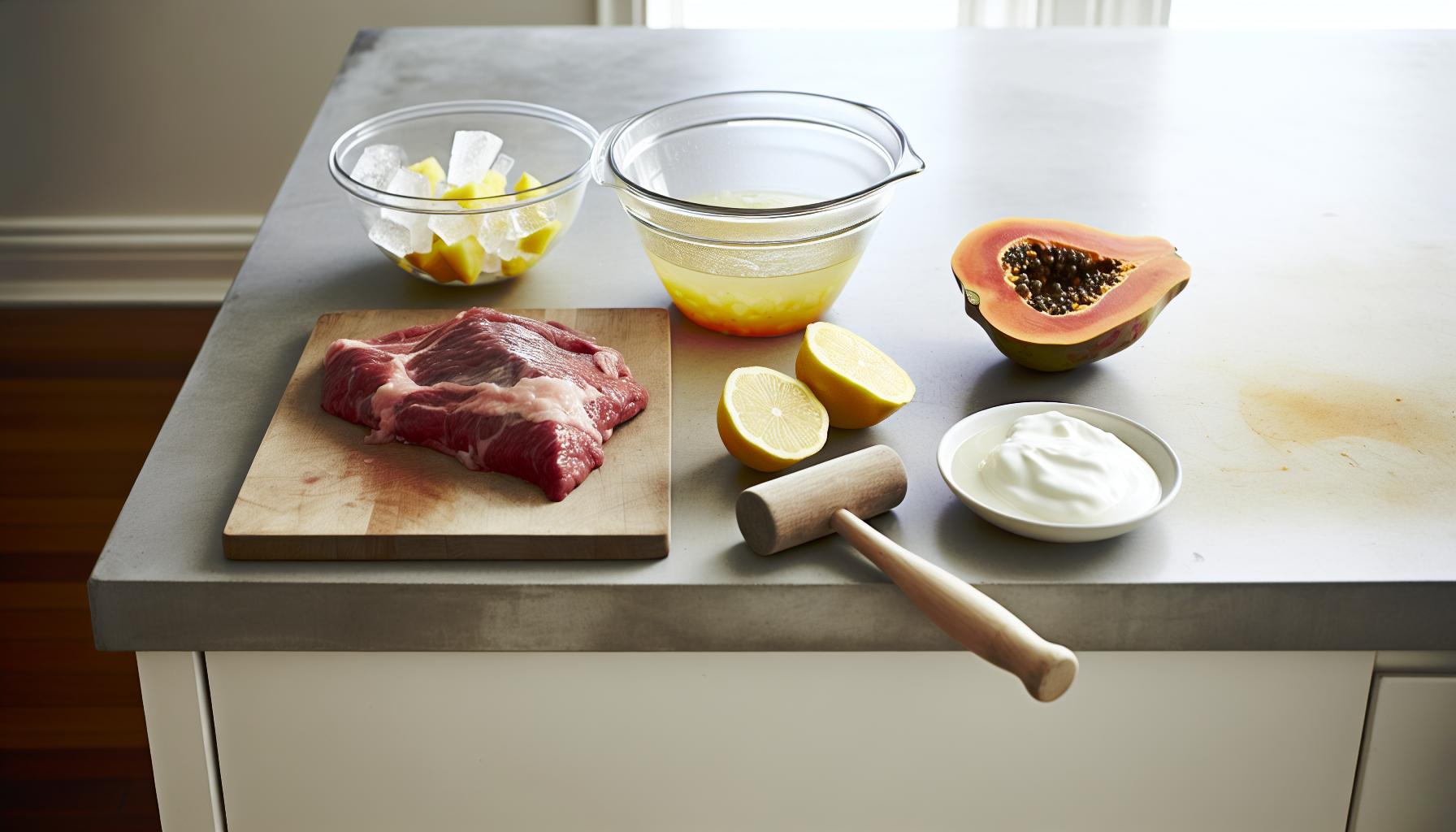 Using Acids and Enzymes to Break Down Tough Meat