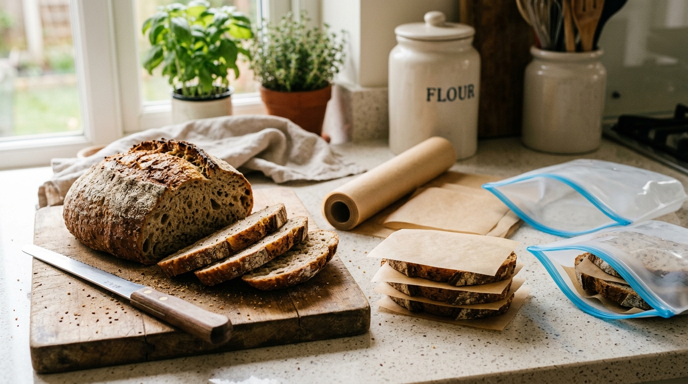 Can You Freeze Gluten-Free Bread? Complete Guide to Slicing, Freezing & Defrosting (AI Generated Image)