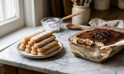 Gluten-Free Sponge Fingers (Savoiardi / Ladyfingers): Light & Crispy Tiramisu Recipe (AI Generated Image)
