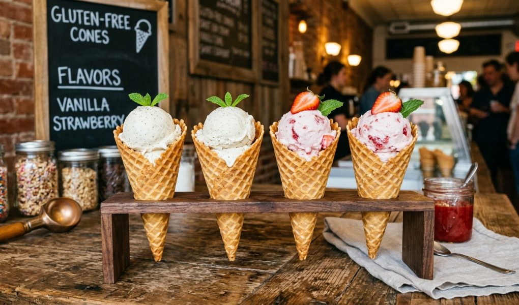 Gluten-Free Wafer Cones: Top Store Brands & Crispy Homemade Recipe Guide 1 gf wafer cones (AI Generated Image)