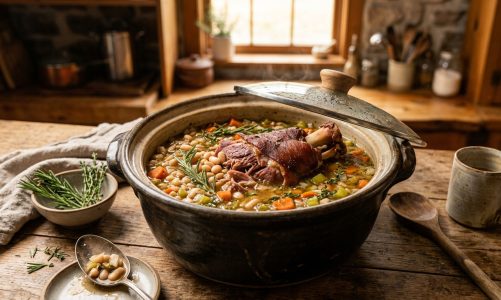 ham shank slow cooker (AI Generated Image)