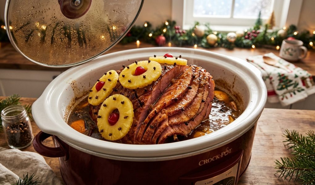 How Much Water to Cook Ham in Slow Cooker: The Exact Liquid Guide for Juicy Spiral Ham 1 ham slow cooker water (AI Generated Image)