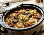 slow cooker pierogi (AI Generated Image)