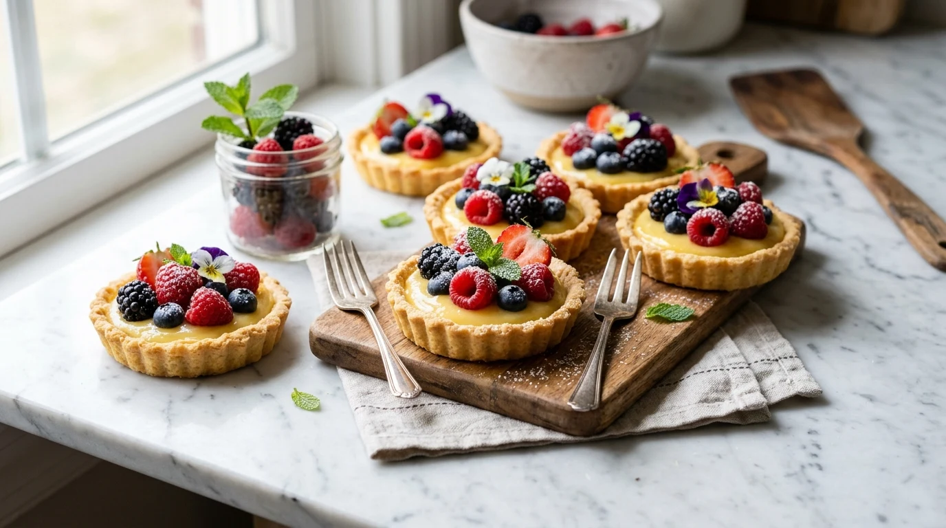 Elegant Tart Recipes: Gourmet Gluten-Free Baking Guide (AI Generated Image)
