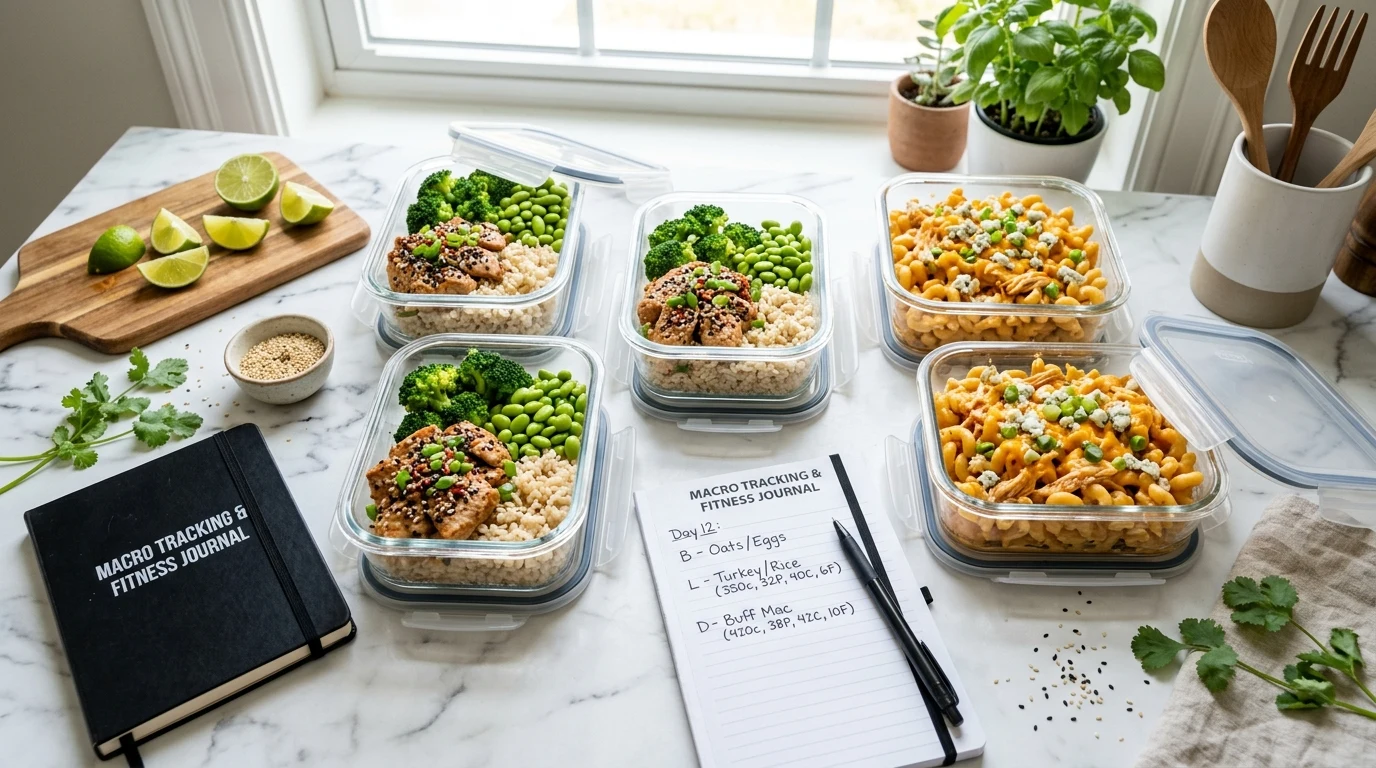 High-Protein Recipes for Macro Tracking: Fitness Meal Prep Blog Guide (AI Generated Image)