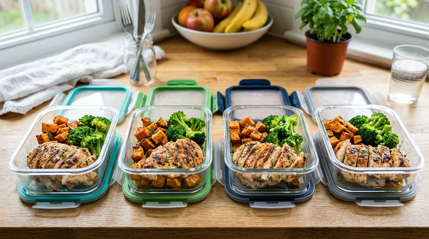 High-Protein Macro Chicken Recipes for Fitness Meal Prep (AI Generated Image)